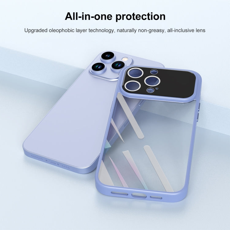 For iPhone 15 Pro Max Large Window Acrylic + TPU Phone Case(Grass Ash) - HoMEdemic™ 
