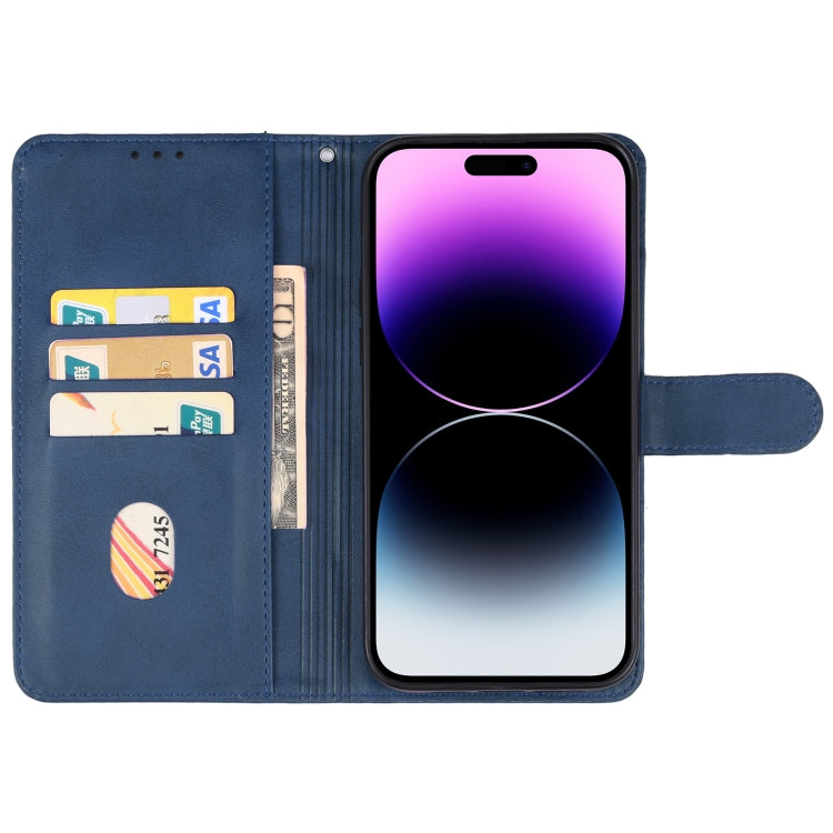 For iPhone 15 Pro Max Leather Phone Case(Blue) - HoMEdemic™ 