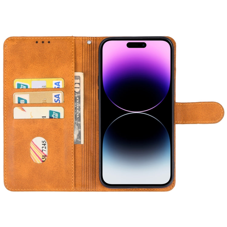 For iPhone 15 Pro Max Leather Phone Case(Brown) - HoMEdemic™ 