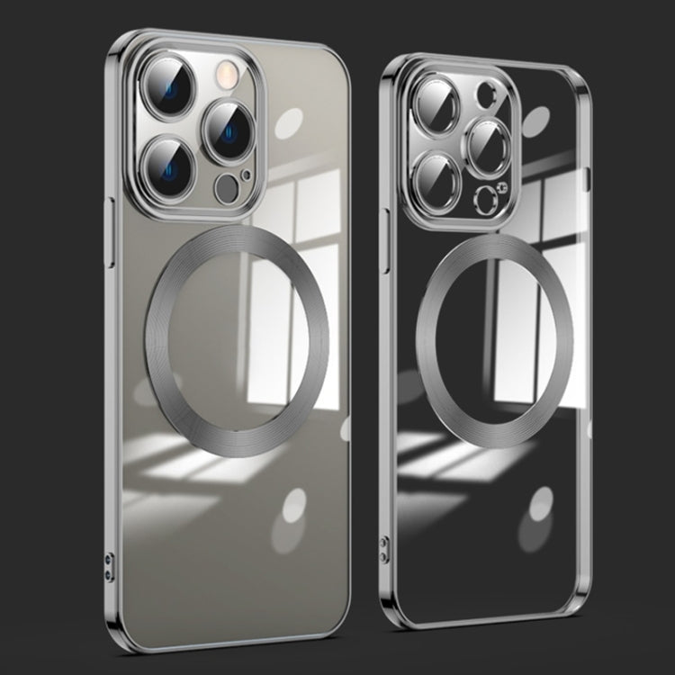 For iPhone 15 Pro Max Lens Protector MagSafe Electroplated Phone Case(Black) - HoMEdemic™ 