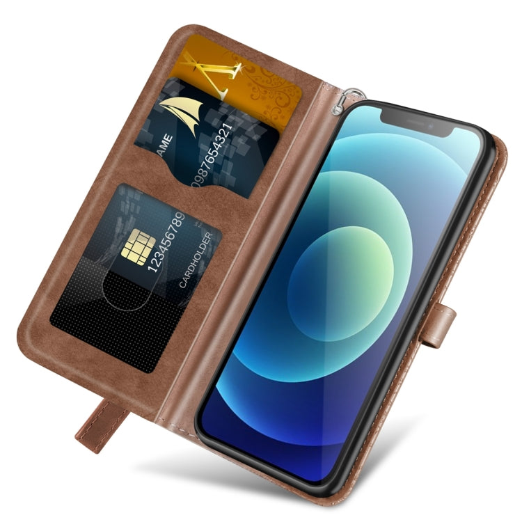 For iPhone 15 Pro Max Life Tree Embossing Pattern Leather Phone Case(Brown) - HoMEdemic™ 