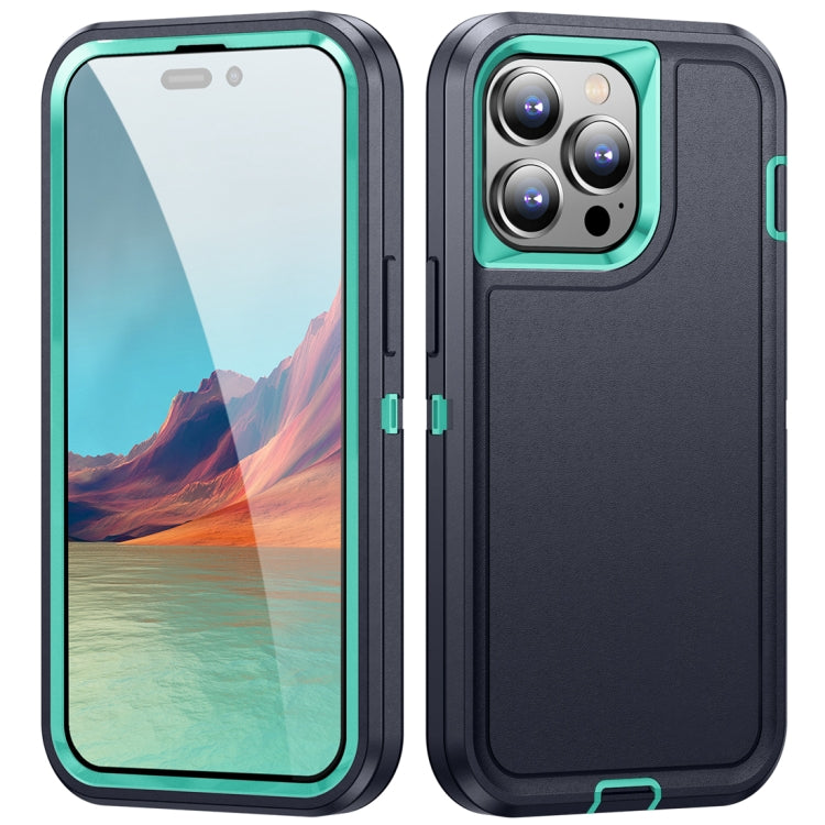 For iPhone 15 Pro Max Life Waterproof Rugged Phone Case(Dark Blue + Light Blue) - HoMEdemic™ 