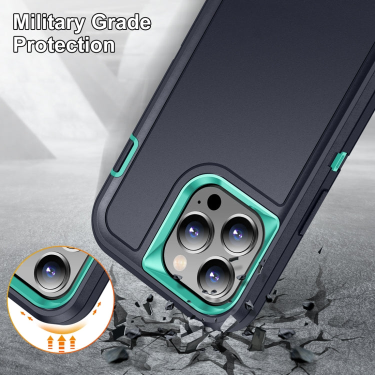For iPhone 15 Pro Max Life Waterproof Rugged Phone Case(Dark Blue + Light Blue) - HoMEdemic™ 