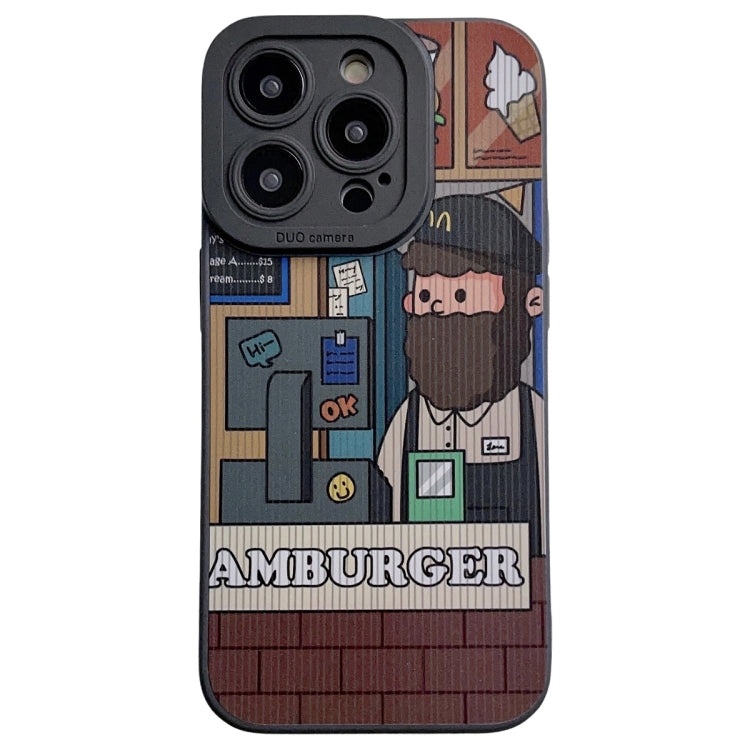 For iPhone 15 Pro Max Liquid Angel Eyes Apron Clerk TPU Phone Case(Black) - HoMEdemic™ 