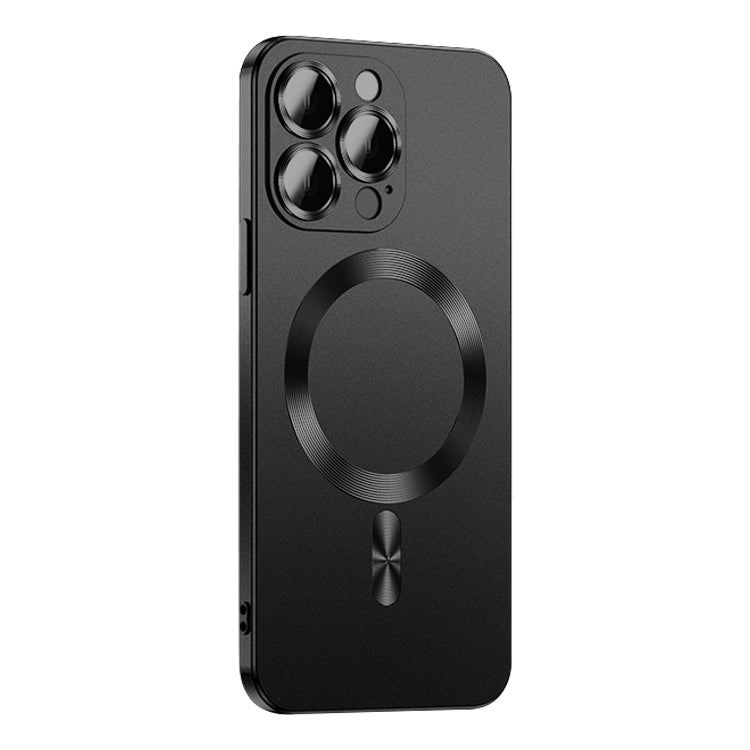For iPhone 15 Pro Max Liquid Lens Protector Magsafe Phone Case(Black) - HoMEdemic™ 