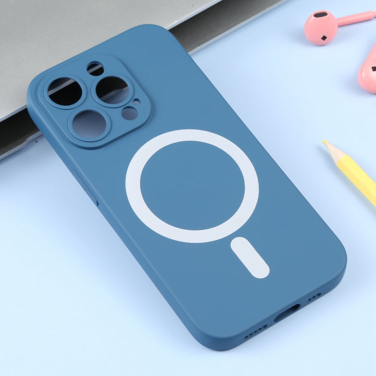 For iPhone 15 Pro Max Liquid Silicone Magsafe Phone Case(Blue) - HoMEdemic™ 