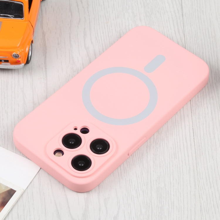 For iPhone 15 Pro Max Liquid Silicone Magsafe Phone Case(Pink) - HoMEdemic™ 
