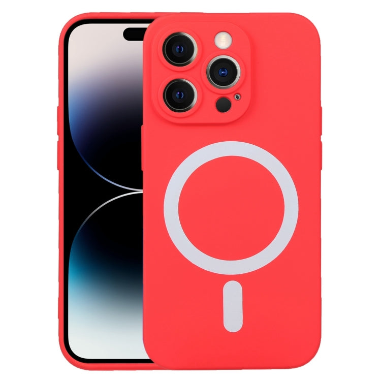 For iPhone 15 Pro Max Liquid Silicone Magsafe Phone Case(Red) - HoMEdemic™ 