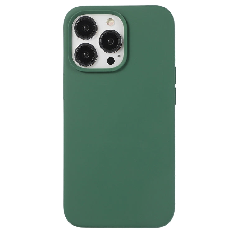 For iPhone 15 Pro Max Liquid Silicone Phone Case(Clover Green) - HoMEdemic™ 