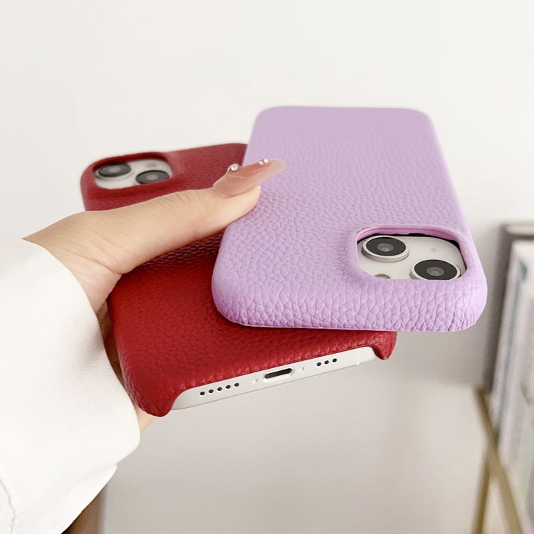 For iPhone 15 Pro Max Litchi Texture All-inclusive Shockproof Phone Case(Red) - HoMEdemic™ 