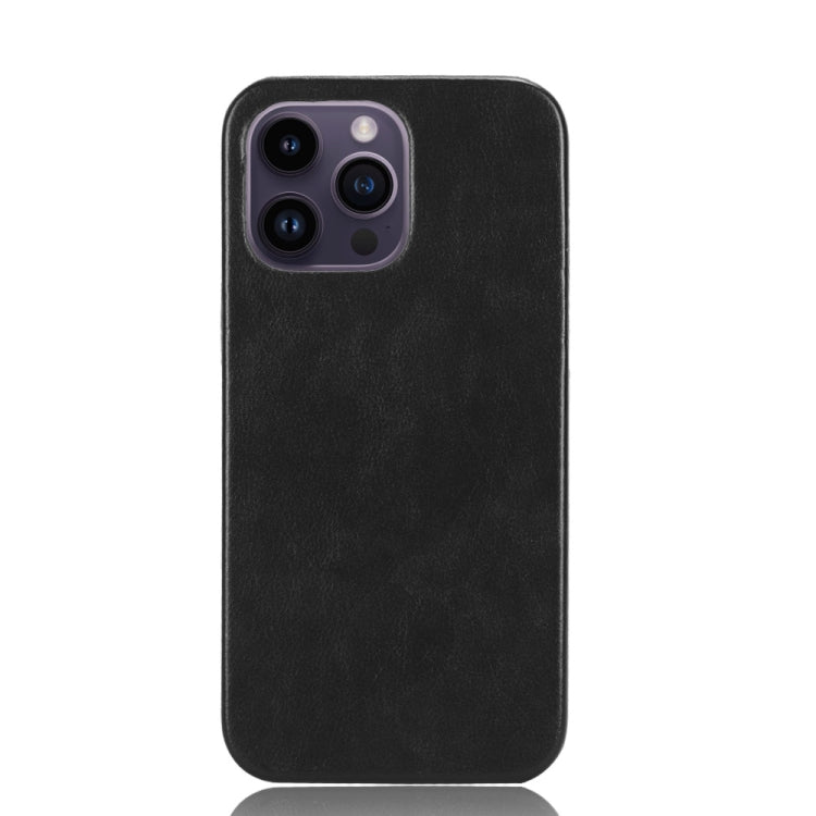 For iPhone 15 Pro Max Litchi Texture Back Cover Phone Case(Black) - HoMEdemic™ 