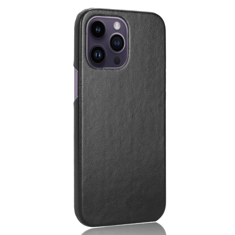 For iPhone 15 Pro Max Litchi Texture Back Cover Phone Case(Black) - HoMEdemic™ 