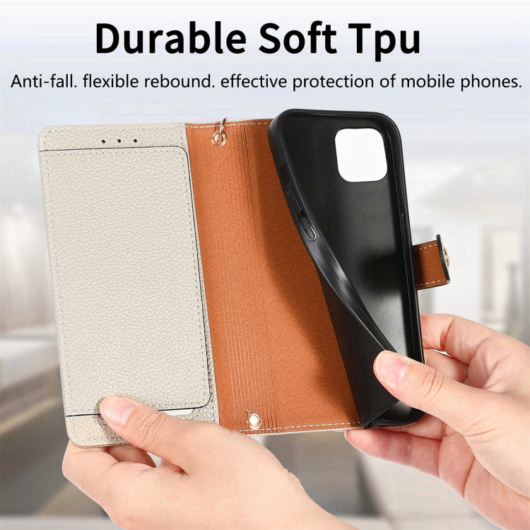 For iPhone 15 Pro Max Love Zipper Lanyard Leather Phone Case(Gray) - HoMEdemic™ 