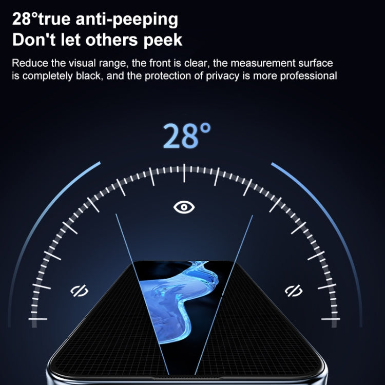 For iPhone 15 Pro Max MOMAX 0.3mm 3D Anti-peep Tempered Glass Film(Black) - HoMEdemic™ 