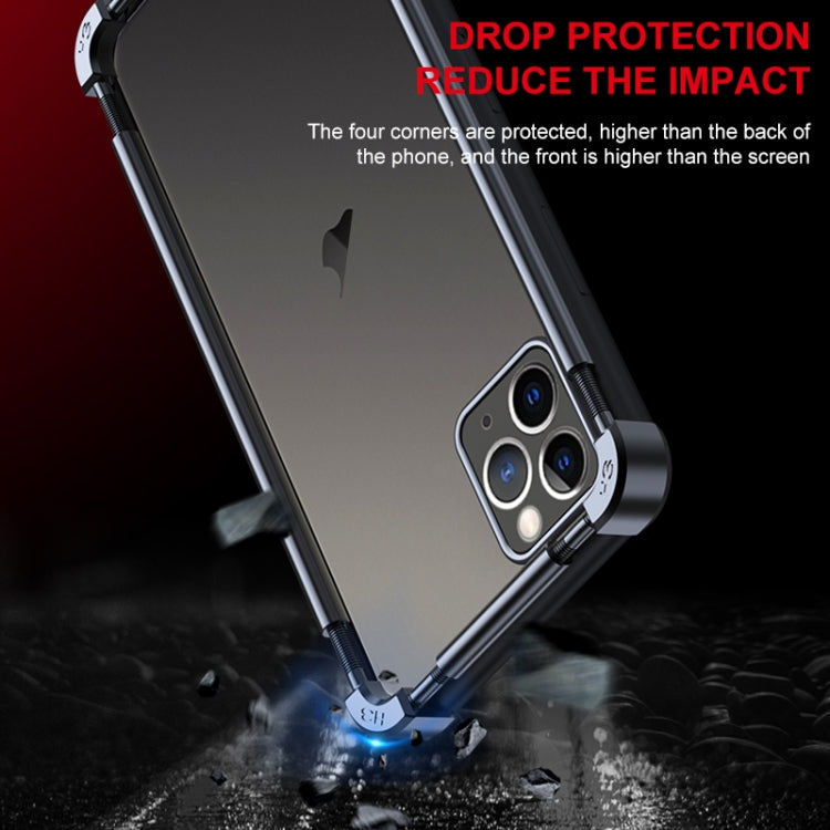For iPhone 15 Pro Max Machinist Metal Phone Protective Frame(Black) - HoMEdemic™ 