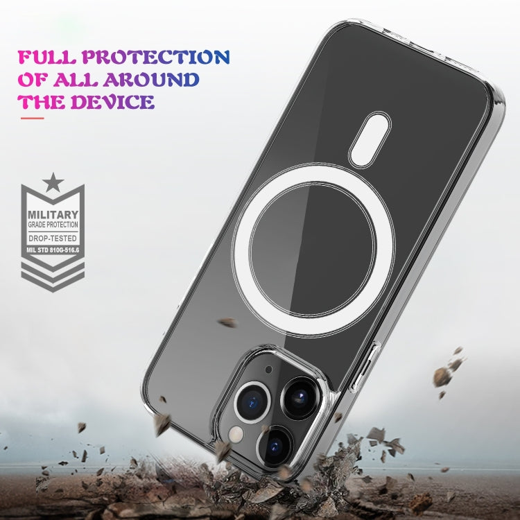 For iPhone 15 Pro Max MagSafe Clear Acrylic PC +TPU Phone Case(Transparent) - HoMEdemic™ 