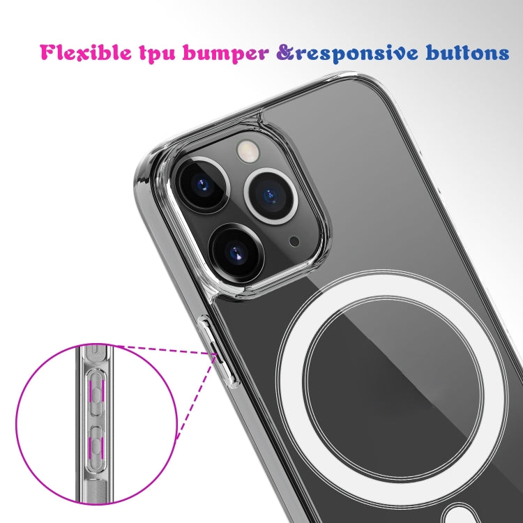For iPhone 15 Pro Max MagSafe Clear Acrylic PC +TPU Phone Case(Transparent) - HoMEdemic™ 