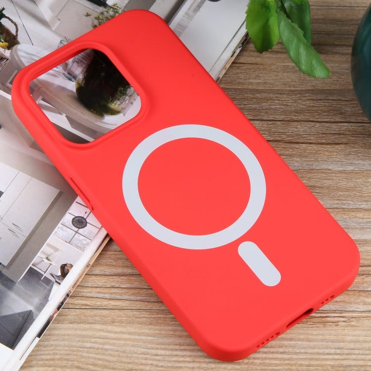 For iPhone 15 Pro Max MagSafe Liquid Silicone Phone Case(Red) - HoMEdemic™ 