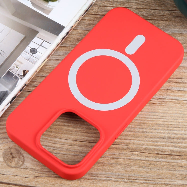 For iPhone 15 Pro Max MagSafe Liquid Silicone Phone Case(Red) - HoMEdemic™ 