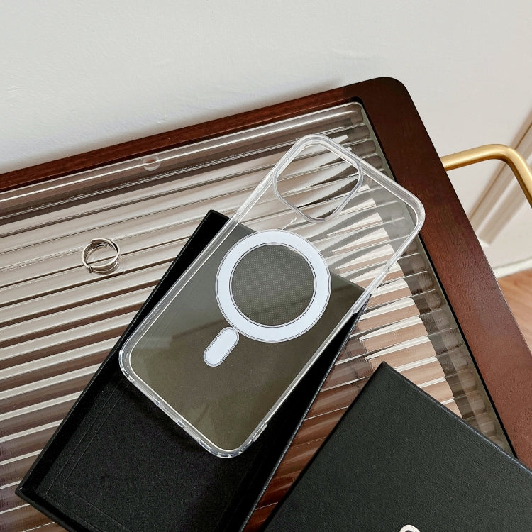 For iPhone 15 Pro Max MagSafe Magnetic Clear Acrylic TPU Phone Case(Transparent) - HoMEdemic™ 