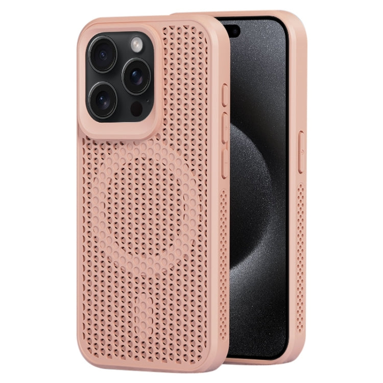 For iPhone 15 Pro Max MagSafe Magnetic Heat Dissipation Phone Case(Pink) - HoMEdemic™ 