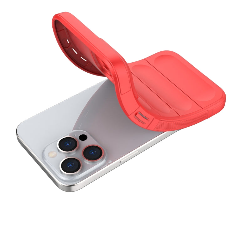 For iPhone 15 Pro Max Magic Shield TPU + Flannel Phone Case(White) - HoMEdemic™ 