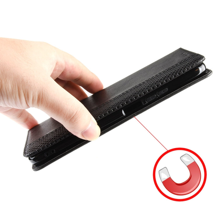 For iPhone 15 Pro Max Magnetic Buckle Retro Texture Leather Phone Case(Black) - HoMEdemic™ 