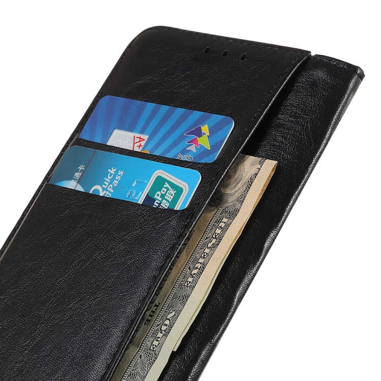 For iPhone 15 Pro Max Magnetic Crazy Horse Texture Horizontal Flip Leather Phone Case(Black) - HoMEdemic™ 