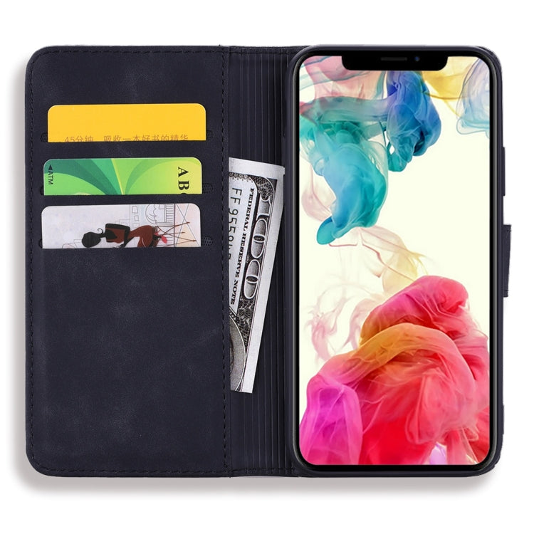 For iPhone 15 Pro Max Mandala Embossed Dual-Fold Calf Leather Phone Case(Black) - HoMEdemic™ 