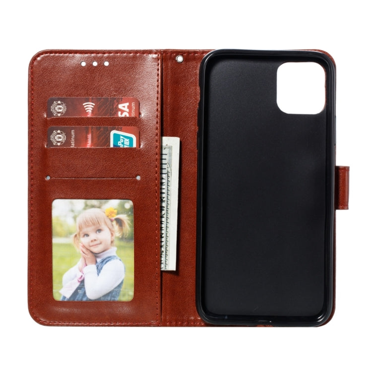 For iPhone 15 Pro Max Mandala Embossing Pattern Horizontal Flip Leather Phone Case(Brown) - HoMEdemic™ 