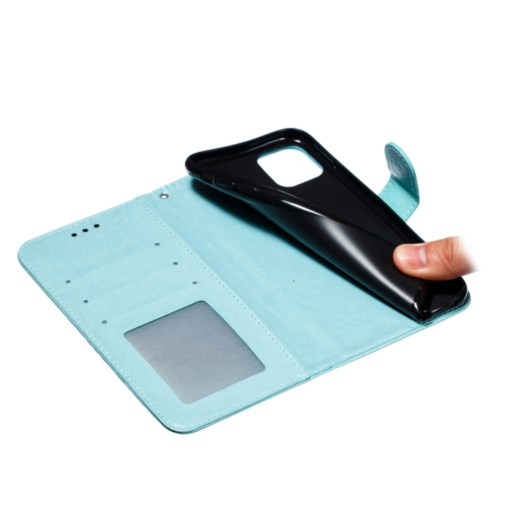 For iPhone 15 Pro Max Mandala Embossing Pattern Horizontal Flip Leather Phone Case(Green) - HoMEdemic™ 