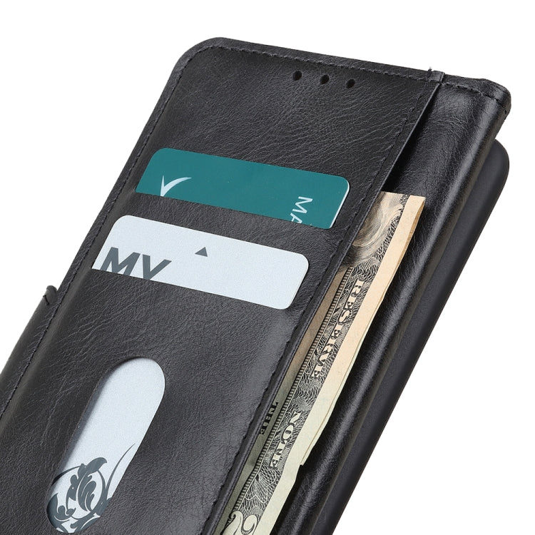 For iPhone 15 Pro Max Mirren Crazy Horse Texture Horizontal Flip Leather Phone Case(Black) - HoMEdemic™ 