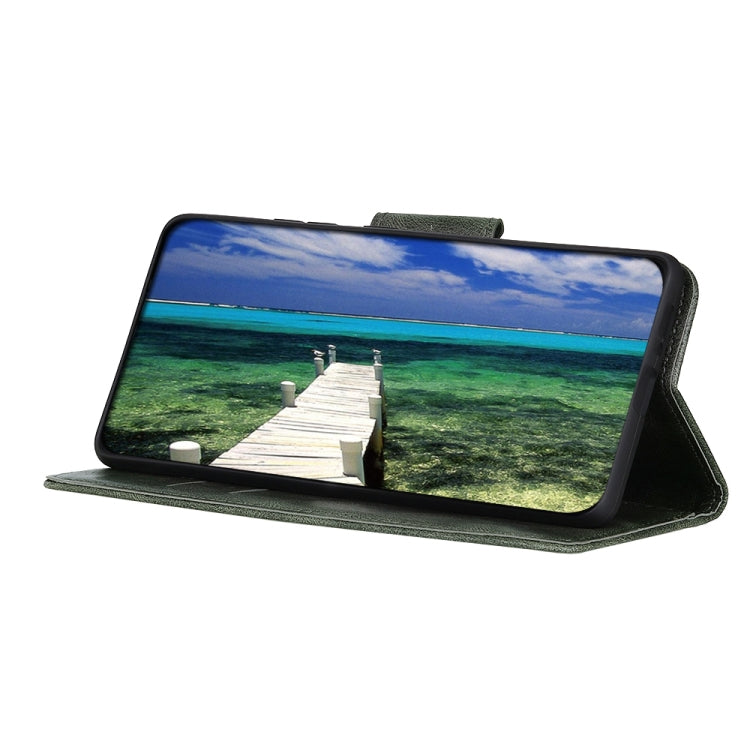 For iPhone 15 Pro Max Mirren Crazy Horse Texture Horizontal Flip Leather Phone Case(Dark Green) - HoMEdemic™ 