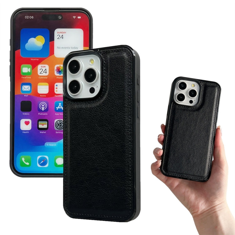 For iPhone 15 Pro Max Multifunctional 7-Cards Wallet Leather Phone Case(Black) - HoMEdemic™ 