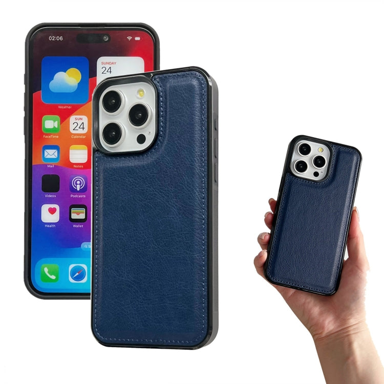 For iPhone 15 Pro Max Multifunctional 7-Cards Wallet Leather Phone Case(Royal Blue) - HoMEdemic™ 