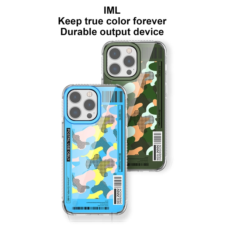 For iPhone 15 Pro Max Mutural Billboard Series Phone Case(Dark Blue) - HoMEdemic™ 