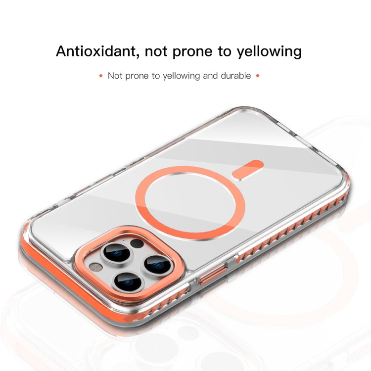 For iPhone 15 Pro Max Mutural Cushion Series MagSafe Magnetic Phone Case(Black) - HoMEdemic™ 