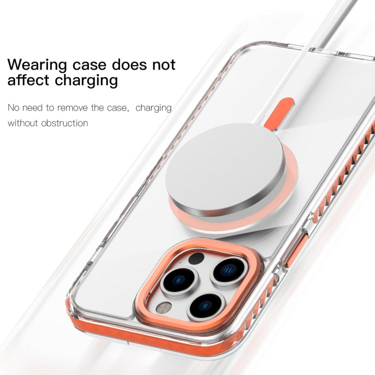 For iPhone 15 Pro Max Mutural Cushion Series MagSafe Magnetic Phone Case(Black) - HoMEdemic™ 