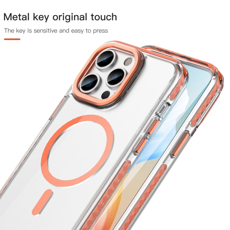 For iPhone 15 Pro Max Mutural Cushion Series MagSafe Magnetic Phone Case(Blue) - HoMEdemic™ 