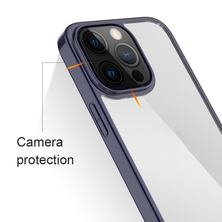 For iPhone 15 Pro Max Mutural Jiantou Series Electroplating Phone Case(Blue) - HoMEdemic™ 