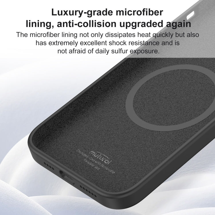 For iPhone 15 Pro Max Mutural Karen Series Liquid Silicone Magsafe Phone Case(Midnight) - HoMEdemic™ 