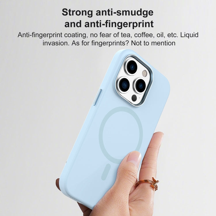 For iPhone 15 Pro Max Mutural Karen Series Liquid Silicone Magsafe Phone Case(Midnight) - HoMEdemic™ 