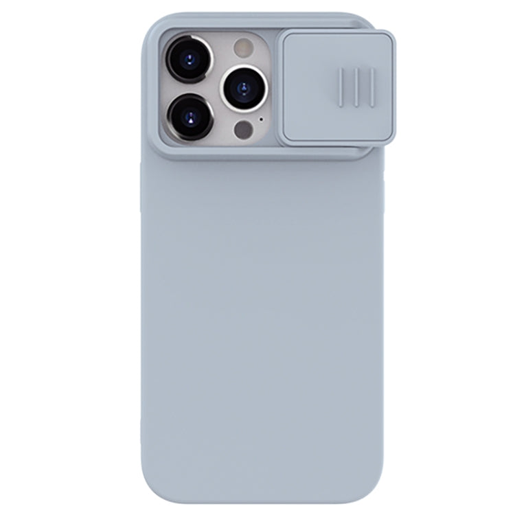 For iPhone 15 Pro Max NILLKIN CamShield MagSafe Liquid Silicone Phone Case(Grey) - HoMEdemic™ 