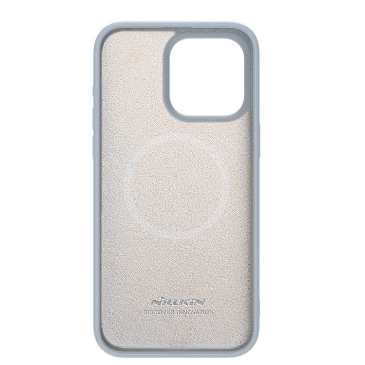 For iPhone 15 Pro Max NILLKIN CamShield MagSafe Liquid Silicone Phone Case(Grey) - HoMEdemic™ 