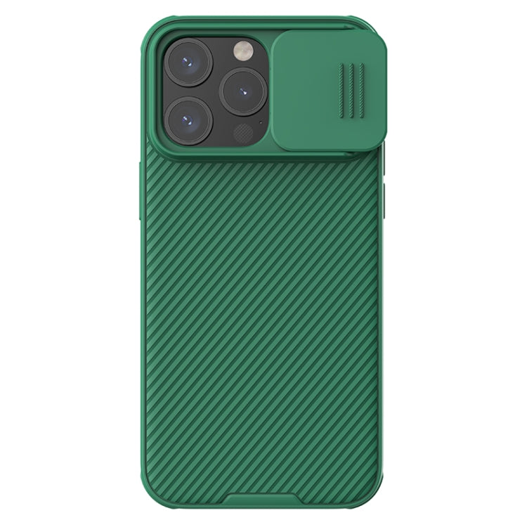 For iPhone 15 Pro Max NILLKIN CamShield Pro PC Phone Case(Green) - HoMEdemic™ 