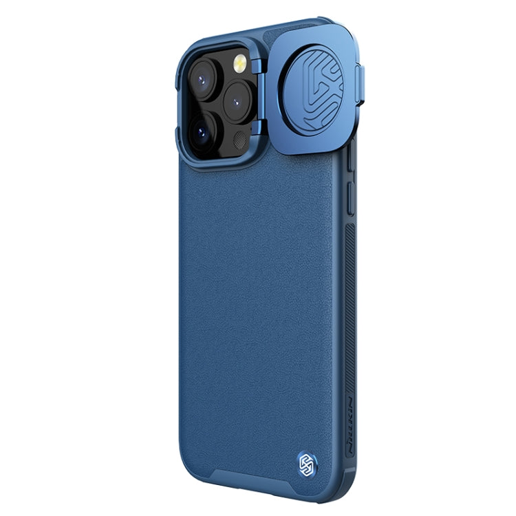 For iPhone 15 Pro Max NILLKIN CamShield Prop Series PC + TPU Phone Case(Blue) - HoMEdemic™ 