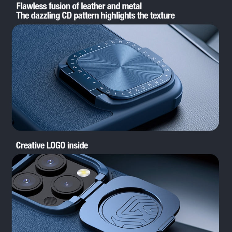 For iPhone 15 Pro Max NILLKIN CamShield Prop Series PC + TPU Phone Case(Blue) - HoMEdemic™ 