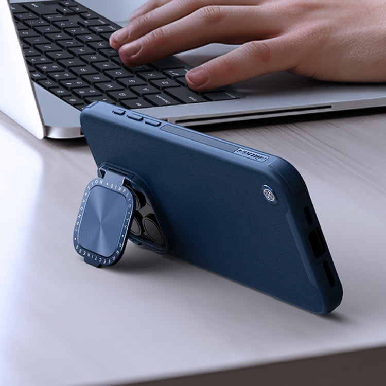 For iPhone 15 Pro Max NILLKIN CamShield Prop Series PC + TPU Phone Case(Blue) - HoMEdemic™ 