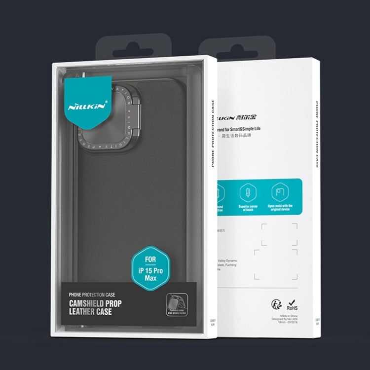 For iPhone 15 Pro Max NILLKIN CamShield Prop Series PC + TPU Phone Case(Blue) - HoMEdemic™ 