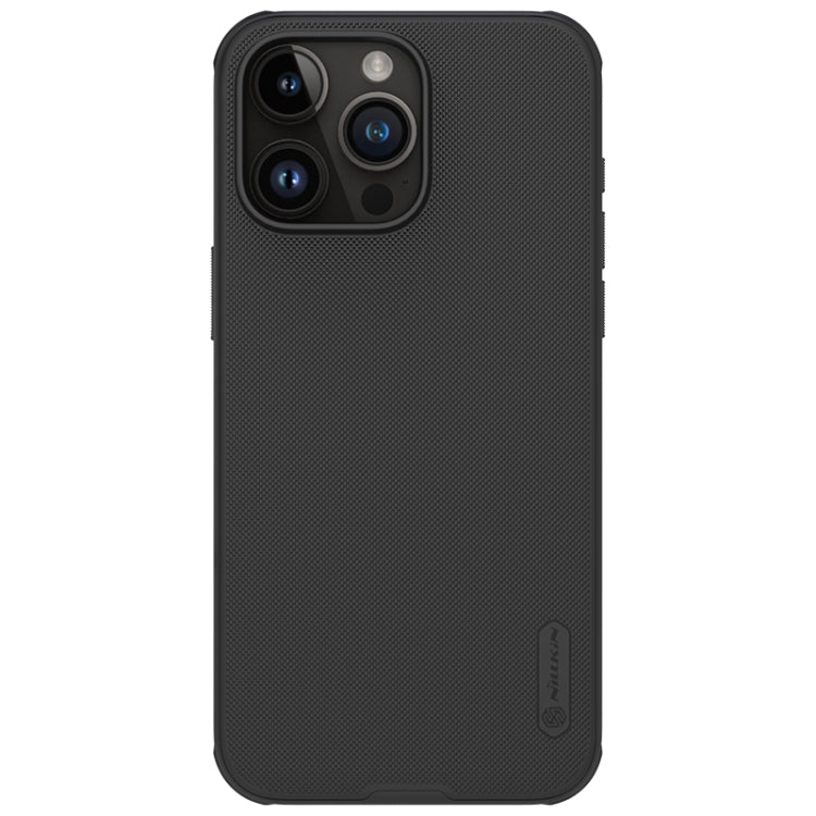 For iPhone 15 Pro Max NILLKIN Frosted Shield Pro PC + TPU Phone Case(Black) - HoMEdemic™ 